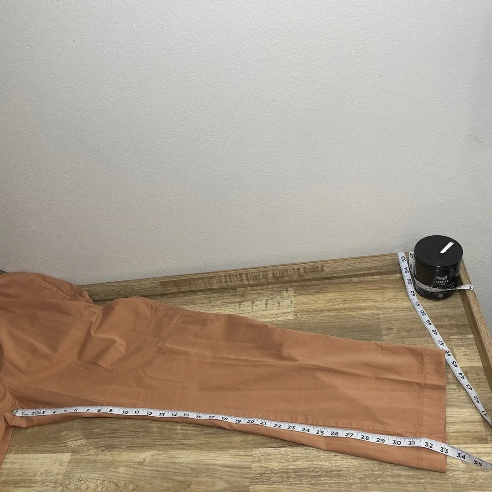 Quiksilver Everyday Chino Flat Front Casual Pants Men 40 Light Orange 33
